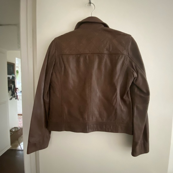 Lucky Brown Leather Jacket - Picture 2 of 2